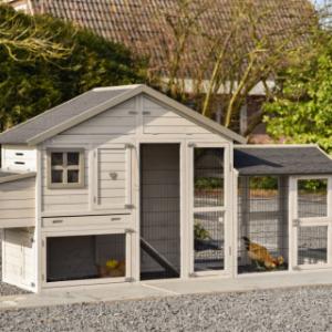 Hühnerstall Holiday Medium mit Legenest und zusätzlichen Auslauf