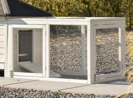 Anbaugehege Ambiance kleine Voliere mit Drahtdach 98x65x61cm