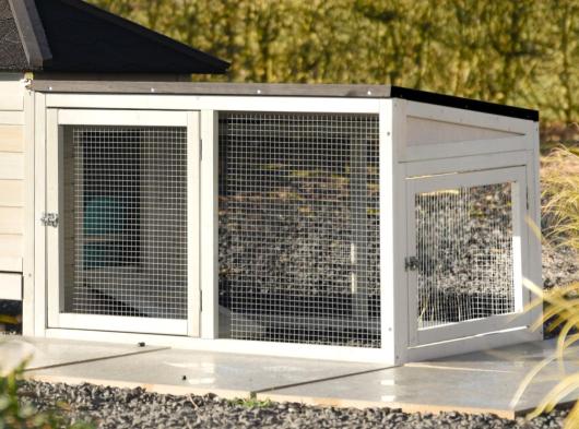 Anbaugehege Ambiance Small überdachtes Gehege mit Dachpappe 98x65x61cm