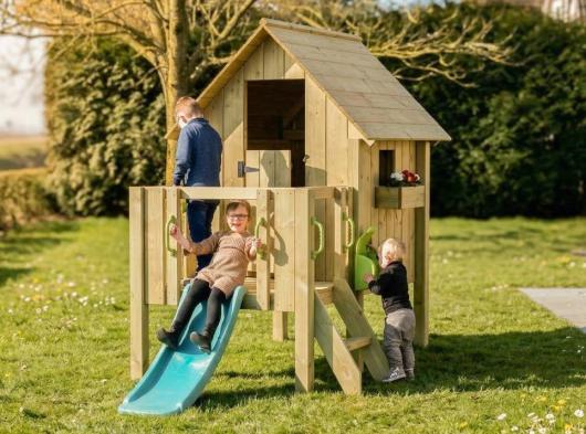 Spielhaus Dream 60 mit Rutsche JoyPet · Imprägniertes Fichtenholz