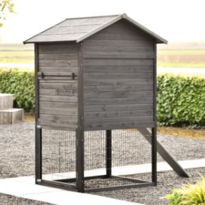 Hühnerstall Prestige Large ist hergestellt aus Kiefernholz