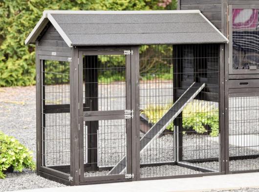 Erweiterungsauslauf Space Large Schwarz 133x100x130cm