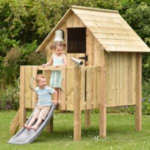 Spielhaus Dream 60 kann auf verschiedene Arten aufgebaut werden