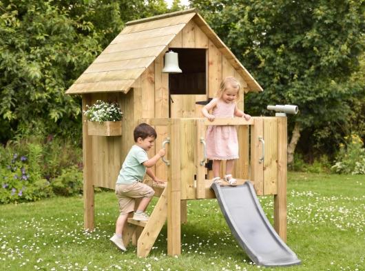 Spielhaus Dream 60 mit Rutsche JoyPet · Imprägniertes Fichtenholz
