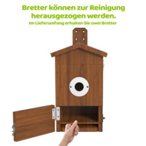 Der Boden lässt sich leicht entfernen.