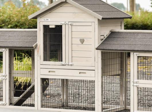 Plexiglas Isolierset · für Kaninchenstall Prestige Small Doppel