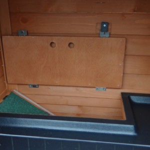 Kaninchenstall Basic | abschließbare obener Etage