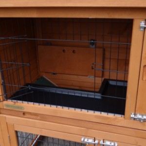 Kaninchenstall Basic | abschließbar obener Etage