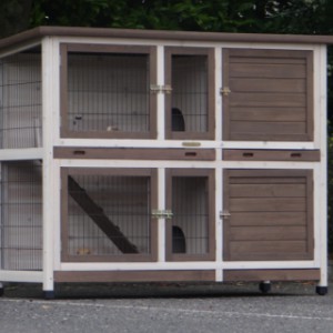 Meerschweinchenstall Annely hat 2 Etagen