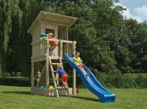 Spieltürme Beach Hut 120 mit Rutsche | Blue Rabbit