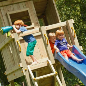Stell dir vor, du wohnst in einem Häuschen auf dem Spielturm Beach hut niedrig!