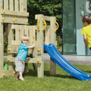 Spielgerät Kiosk hat ein Spielplattform für die kleine Kinder