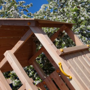 Spielgerät Kiosk niedrig ist herstellt aus Douglasienholz