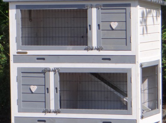 Plexiglas Isolierset · für Kaninchenstall Kim