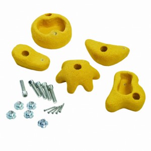 Klettersteine gelb - 5 Stück
