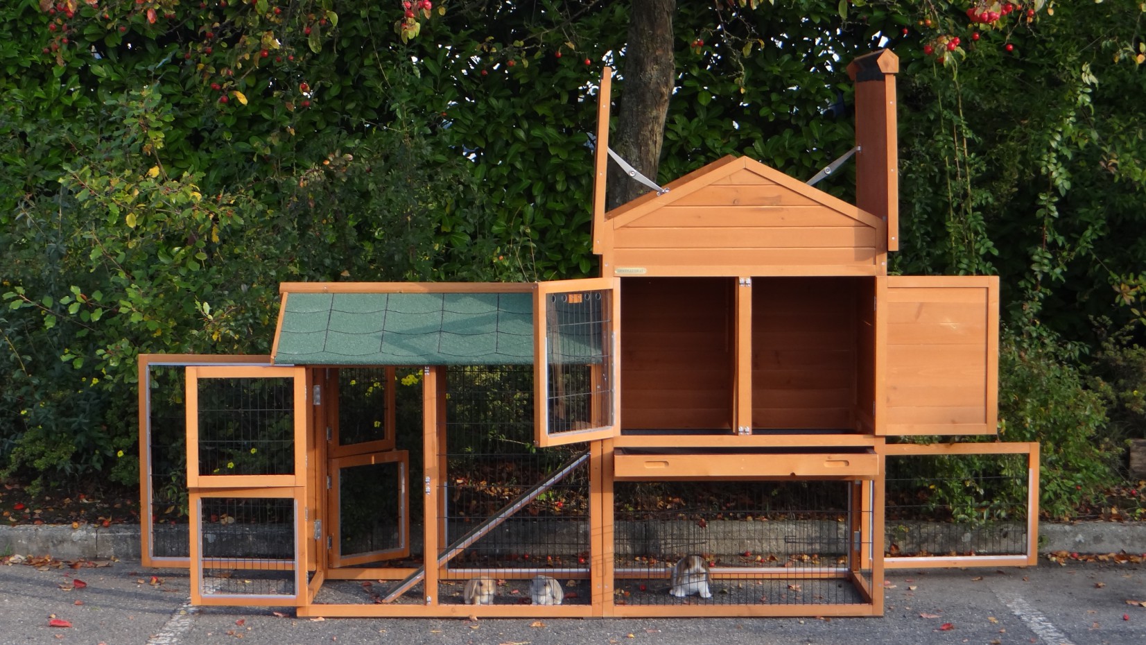 Kaninchenstall Prestige Medium mit Nageschutz