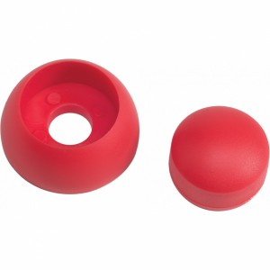 Kunststoff Bolzenabdeckung rot • Set à 10 Stück