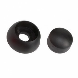 Kunststoff Bolzenabdeckung schwarz • Set à 10 Stück