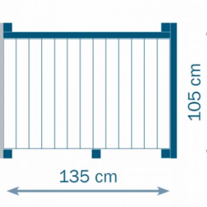 Spielturm Belvedere 120 | Plan von der Plattform