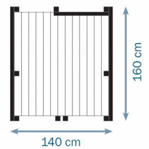 Spielgerät Pagoda | der Plattform hat ein Höhe von 120cm