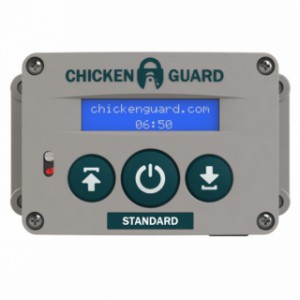 Der Chickenguard Standard bietet ein automatische Verschluss von der Schlafbereich