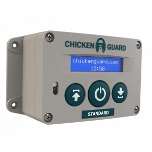 Der Chickenguard ist ausgestattet mit ein Timer