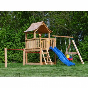 Spielgerät Pagoda 120 mit Schaukeln und Turnstänge | Douglasien